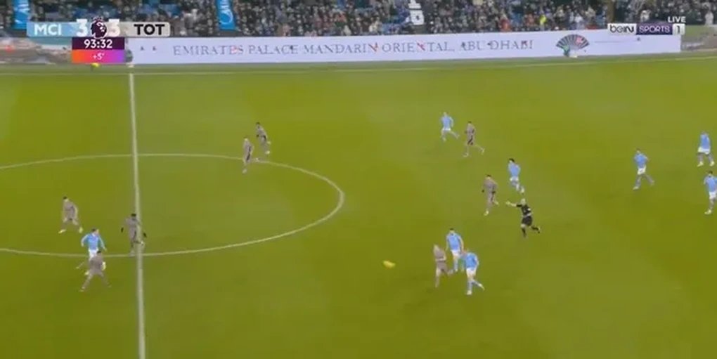 The referee made a confusing decision at the last minute, Guardiola and Haaland got mad 1