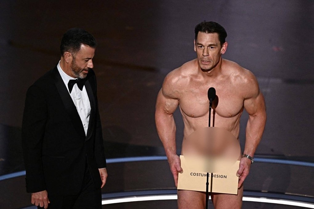 The station went from protesting to `sweating` because John Cena was naked 2