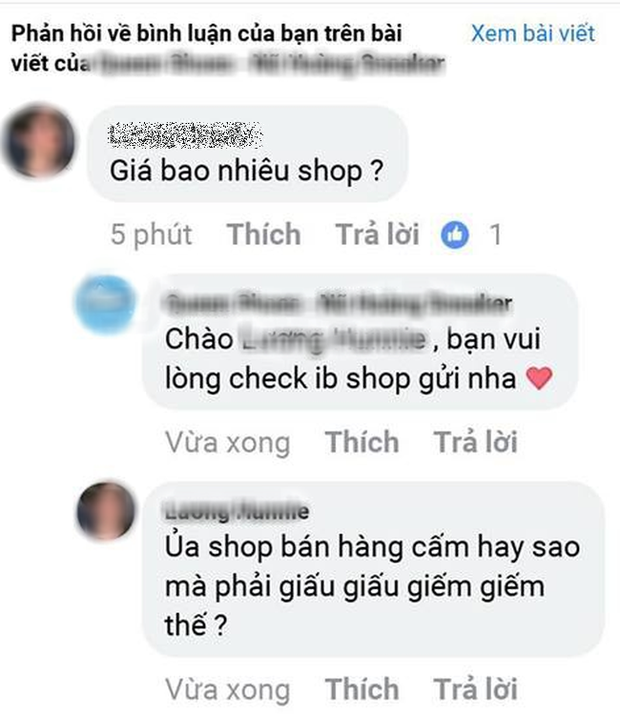 Explaining why online shops have to hide prices, every time customers make a purchase, they have to `ask shop for the price` 3